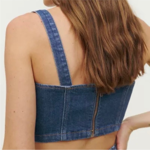 Reformation Nikki bustier top NEW - Picture 3 of 8